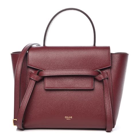 celine nano luggage light burgundy|céline nano luggage.